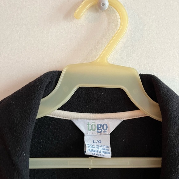 Vintage Togo Polar Fleece Sleeveless Full-Zip Vest Size Large - Picture 2 of 6